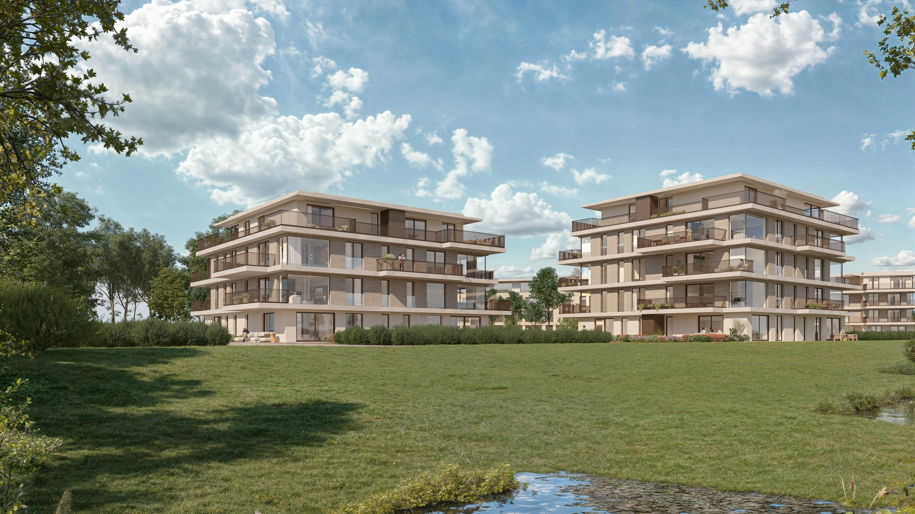 Penthouse met 2 slaapkamers en riant terras te Loppem foto 7