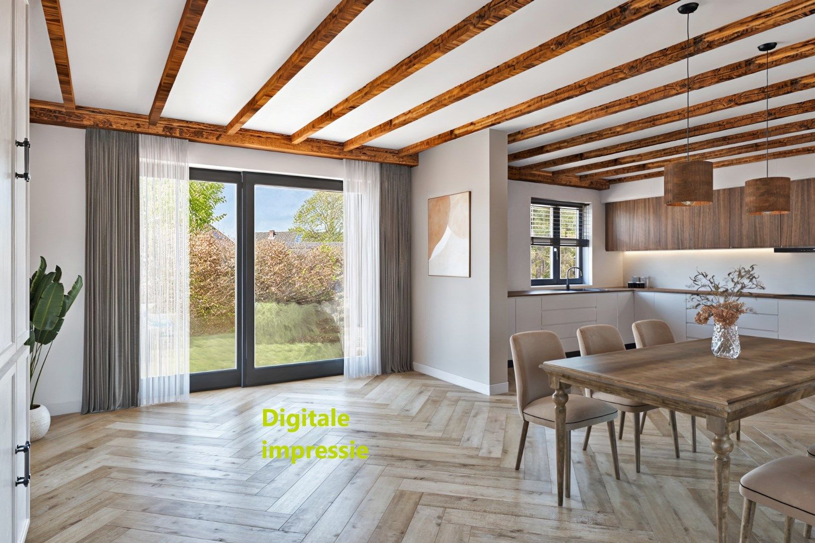 Onderkelderde woning met 4 slpks op 862 m² in een doodlopende straat te OLV Olen ! foto 11