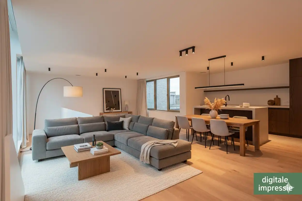 LUXUEUS PENTHOUSE 161M² MET 2SLK IN CENTRUM TONGEREN. foto 2