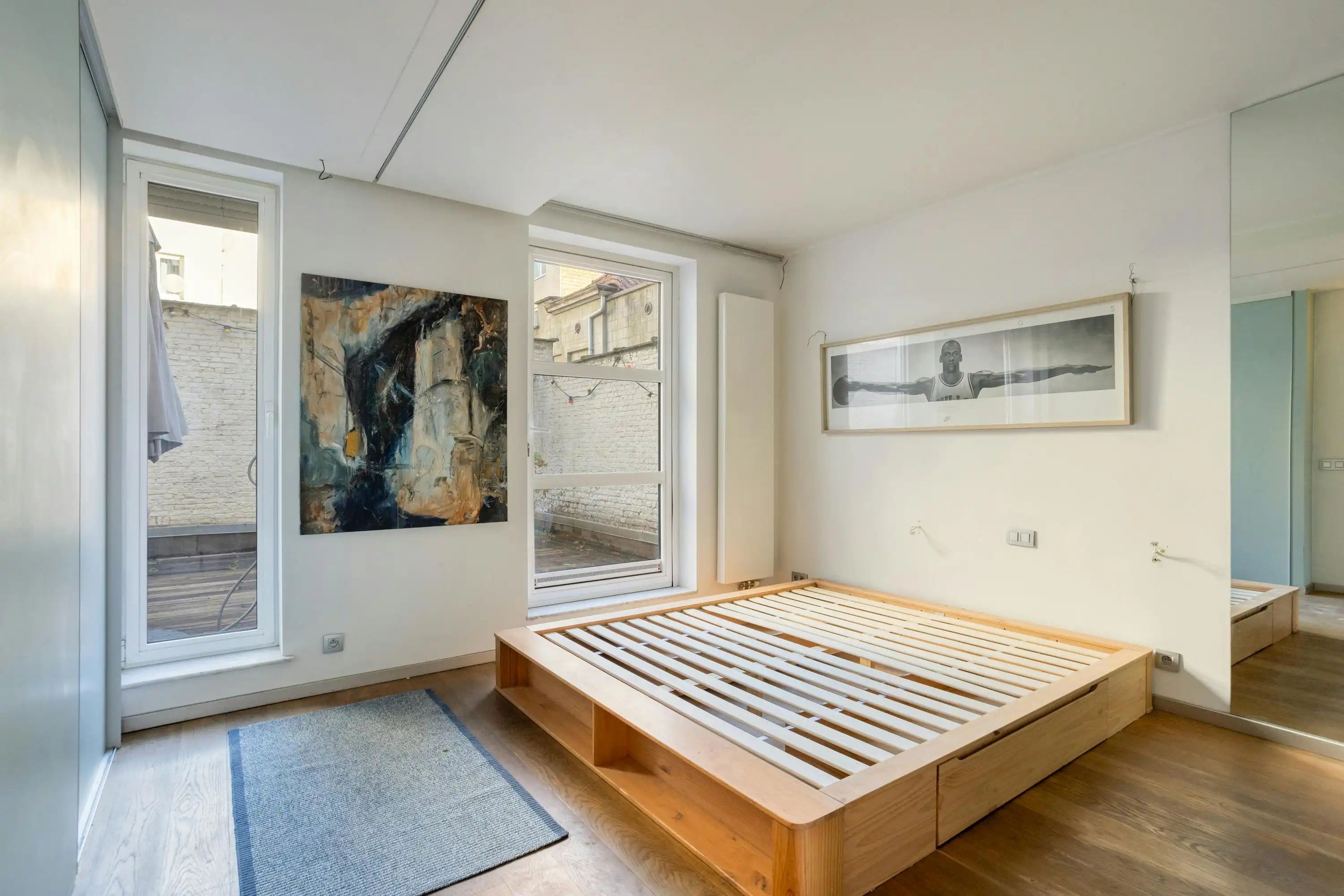 Lichtrijke design loft met stadsterras op 1 min van Dansaert foto 10