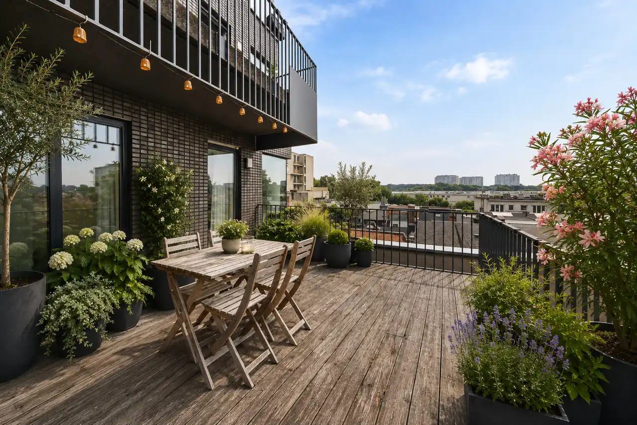 Energiezuinig (EPC A) 1slk-appartement met GIGA-terras van 28m² op toplocatie te Zurenborg foto 7