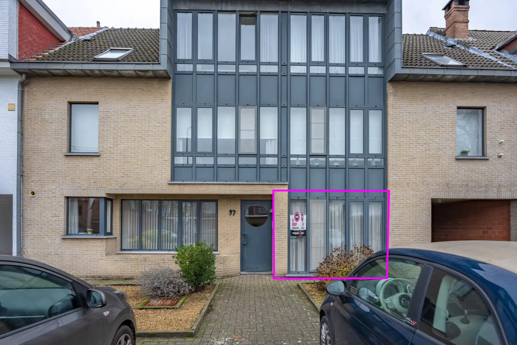 Gelijkvloers appartement met twee slaapkamers en garage  foto 2