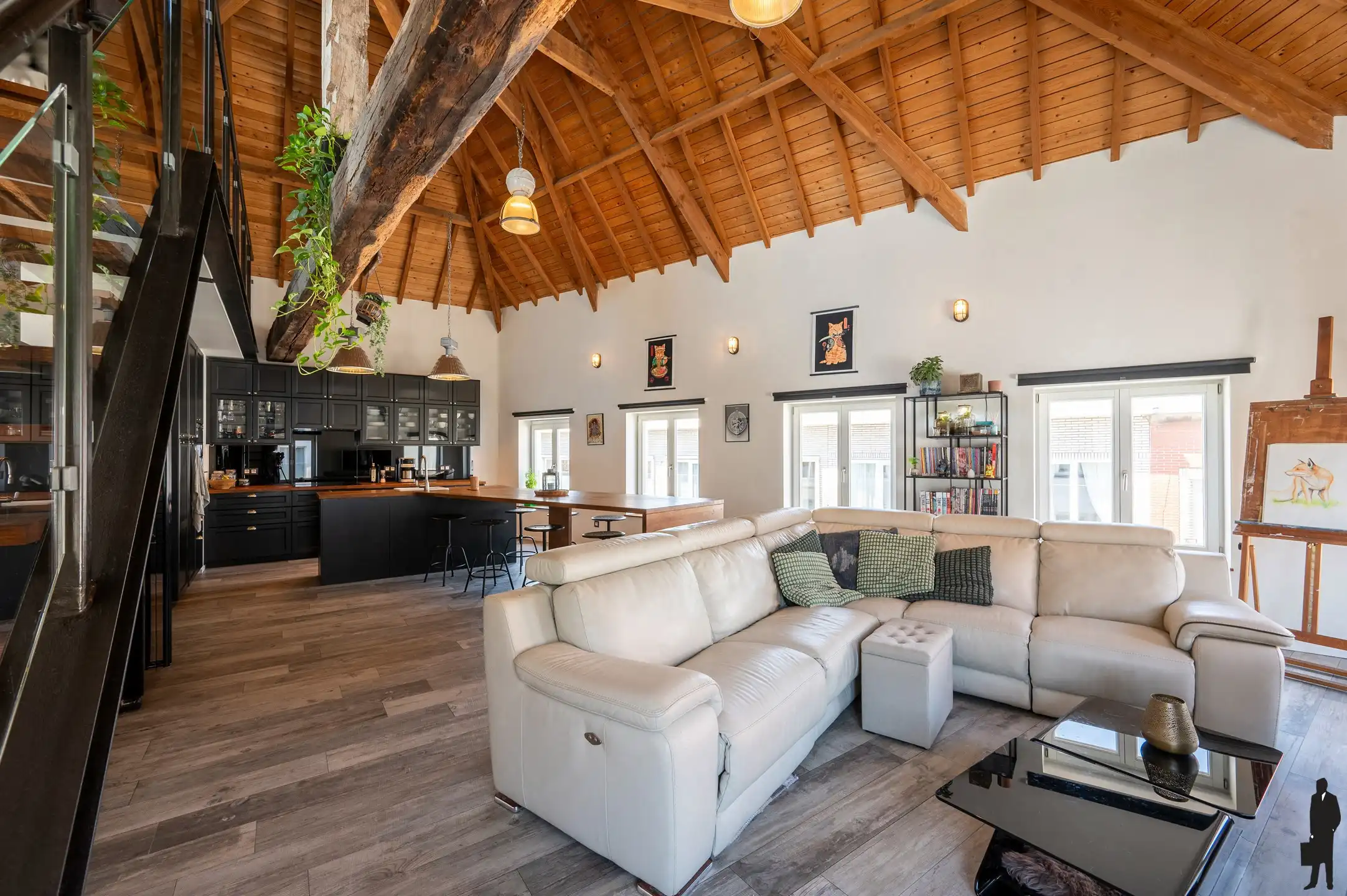 Prachtig appartement (155 m²) met 3 slaapkamers, bureau en terras in hartje Mechelen. foto 2