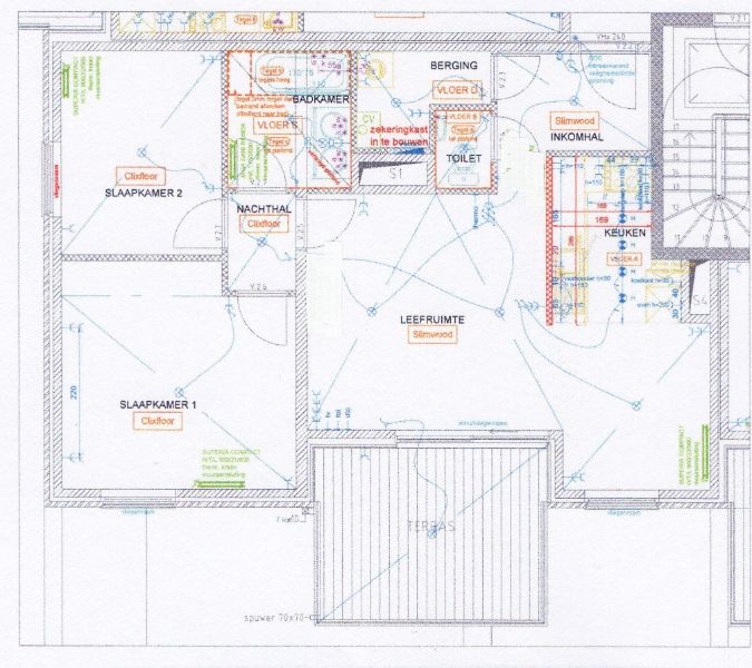 Zonnig, centraal gelegen appartement met 2 slaapkamers en ruim terras (12 vkm) met zicht op de Leie foto 22