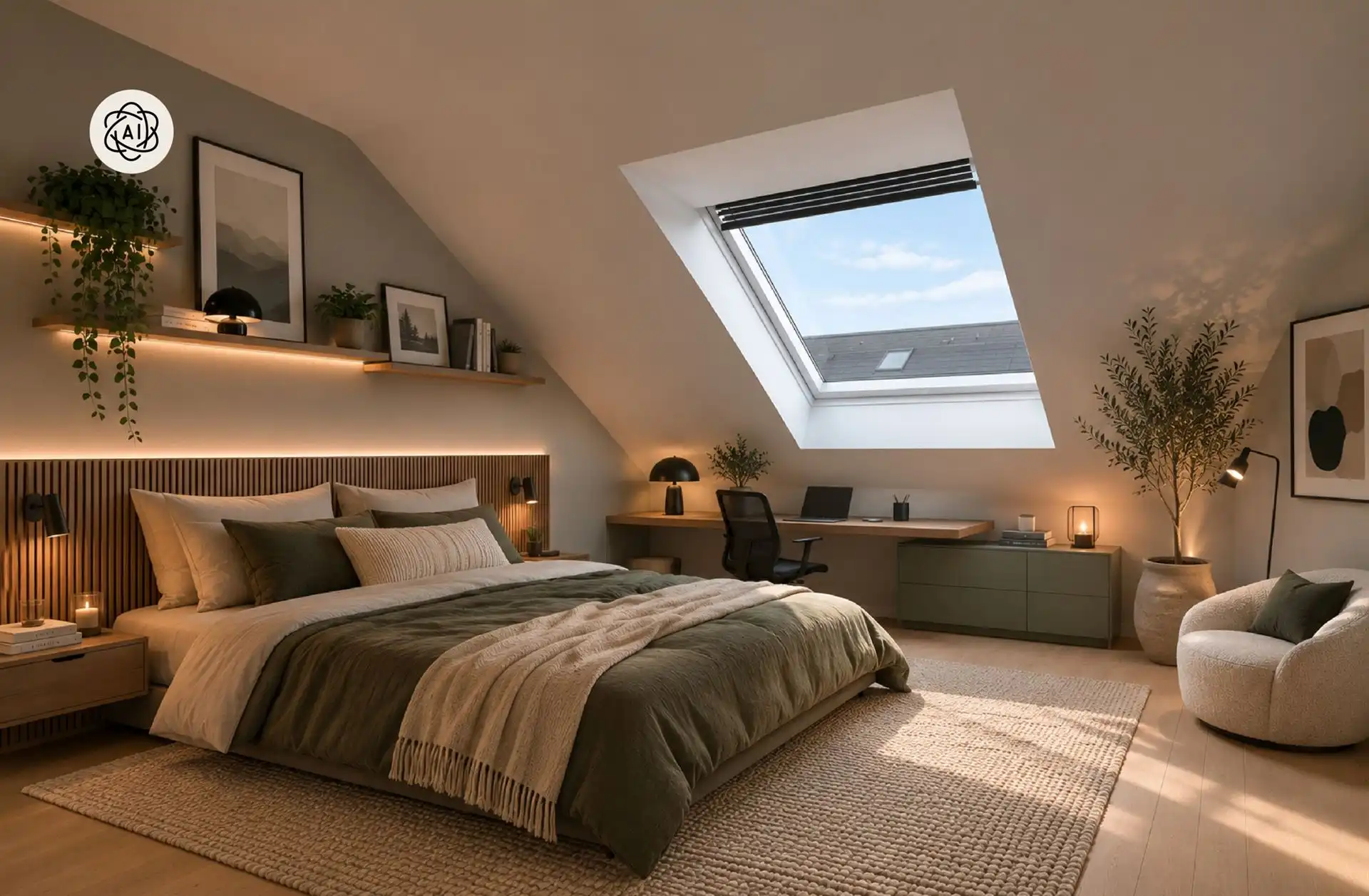 Topgelegen grote woning met 4 slk, omheinde tuin en garage. foto 15