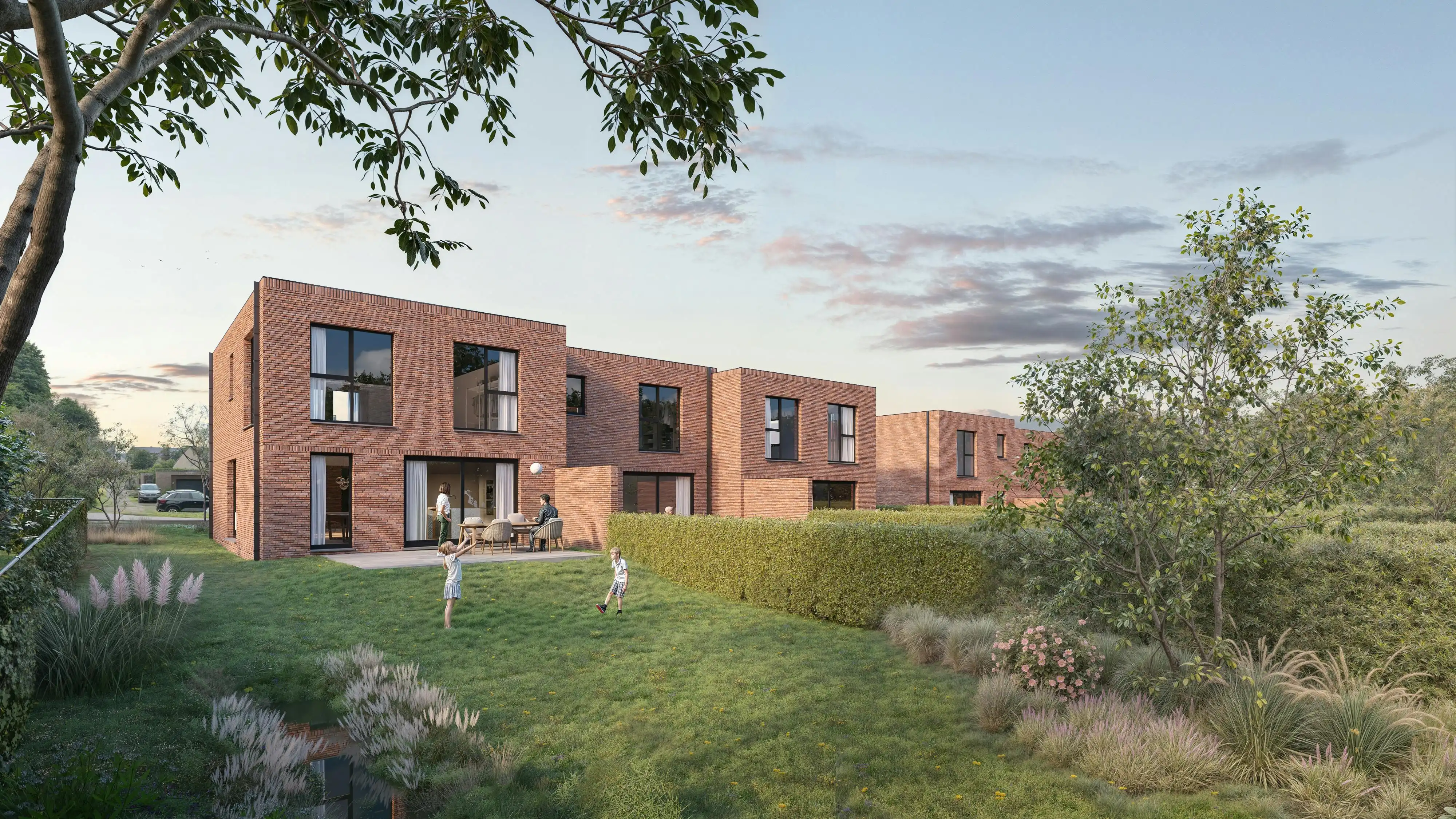 Halfopen nieuwbouwwoning in een rustige omgeving te Grimbergen  foto 3