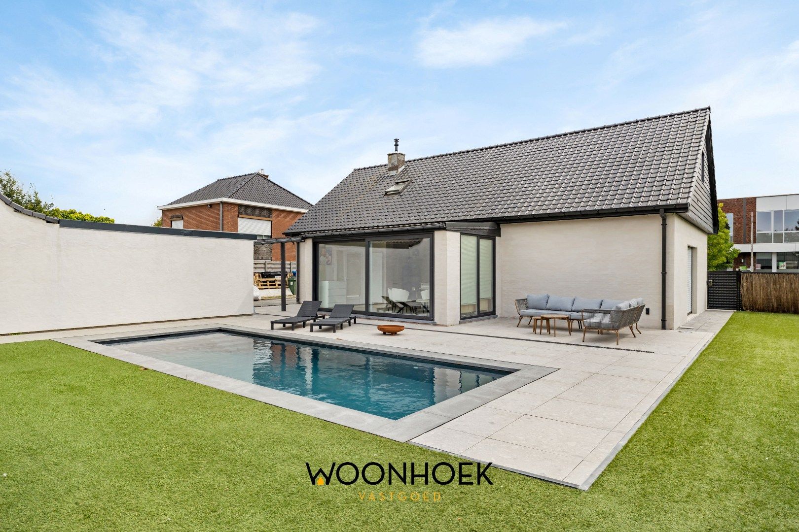 Luxueuze villa met zwembad op residentiële ligging op Staakte te Lokeren! foto 22