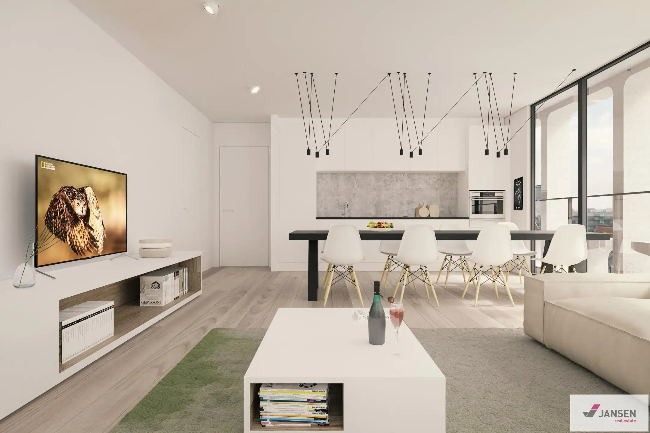 LUXUEUS APPARTEMENT MET 2 SLPKMRS foto {{pictureIndex}}