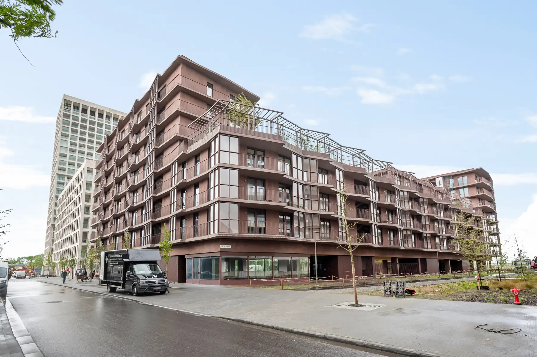 Ongemeubeld 1-slpk app. met terras en zicht op binnenpark foto 16