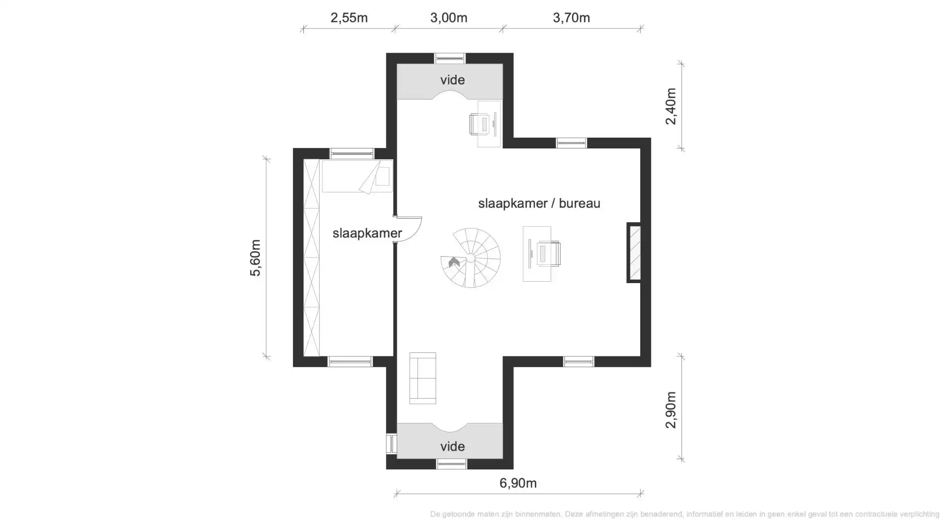 Penthouse met terras en zicht op de kathedraal in hartje Antwerpen foto 24