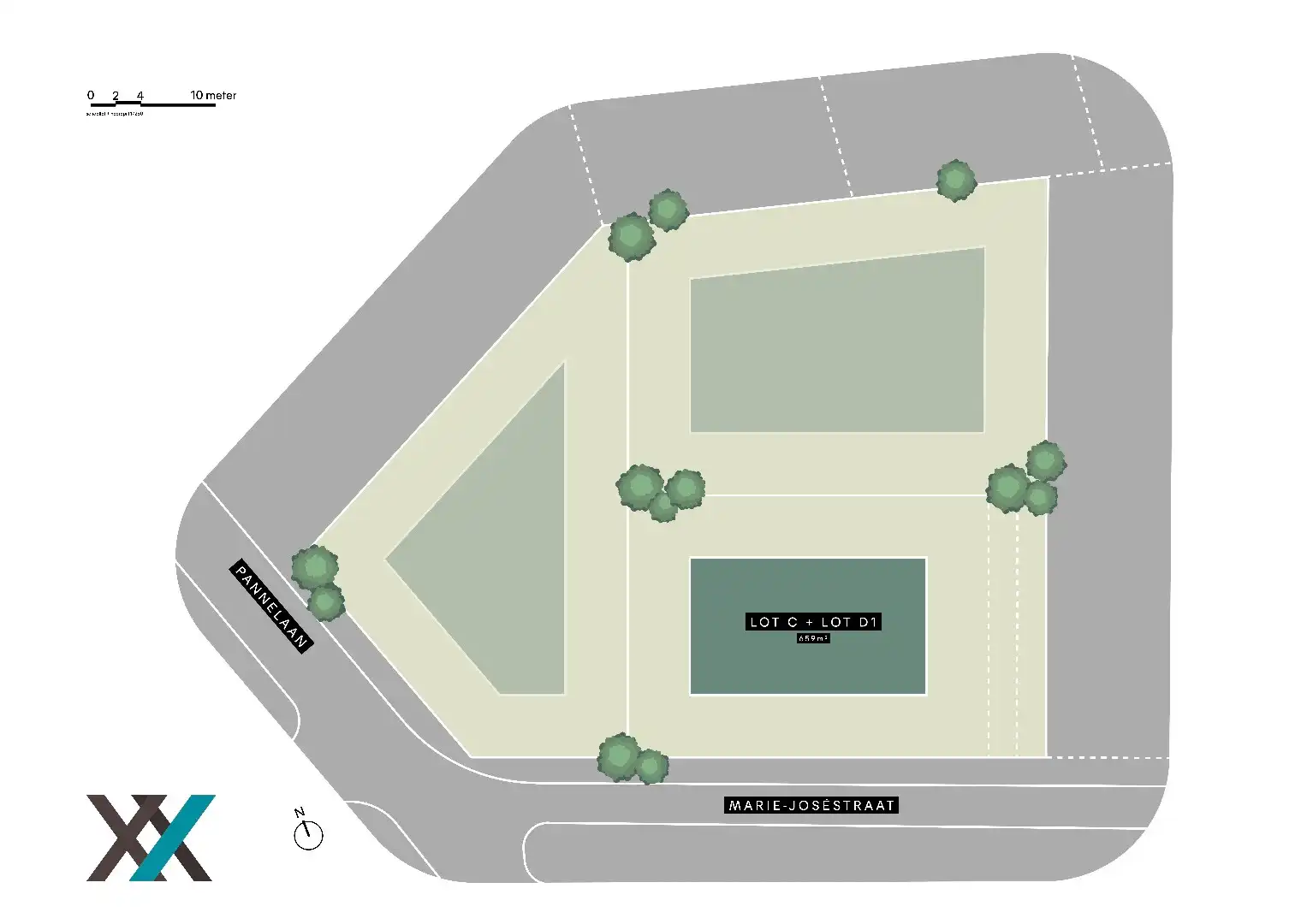 Ruim perceel van 659 m² te koop in Sint-Idesbald, ideaal voor bouwproject of als investering foto {{pictureIndex}}