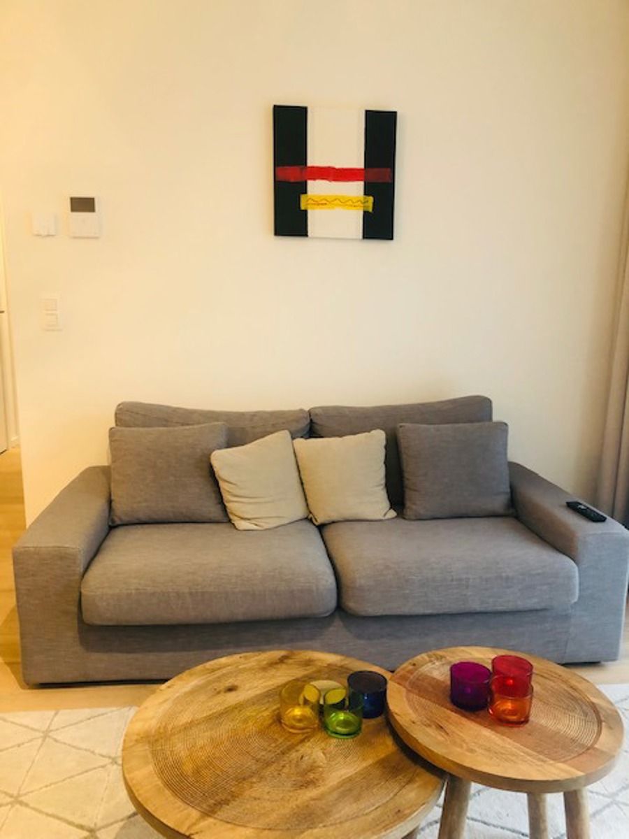 Gemeubeld 1-slaapkamer app met prachtig zicht op park  foto 4