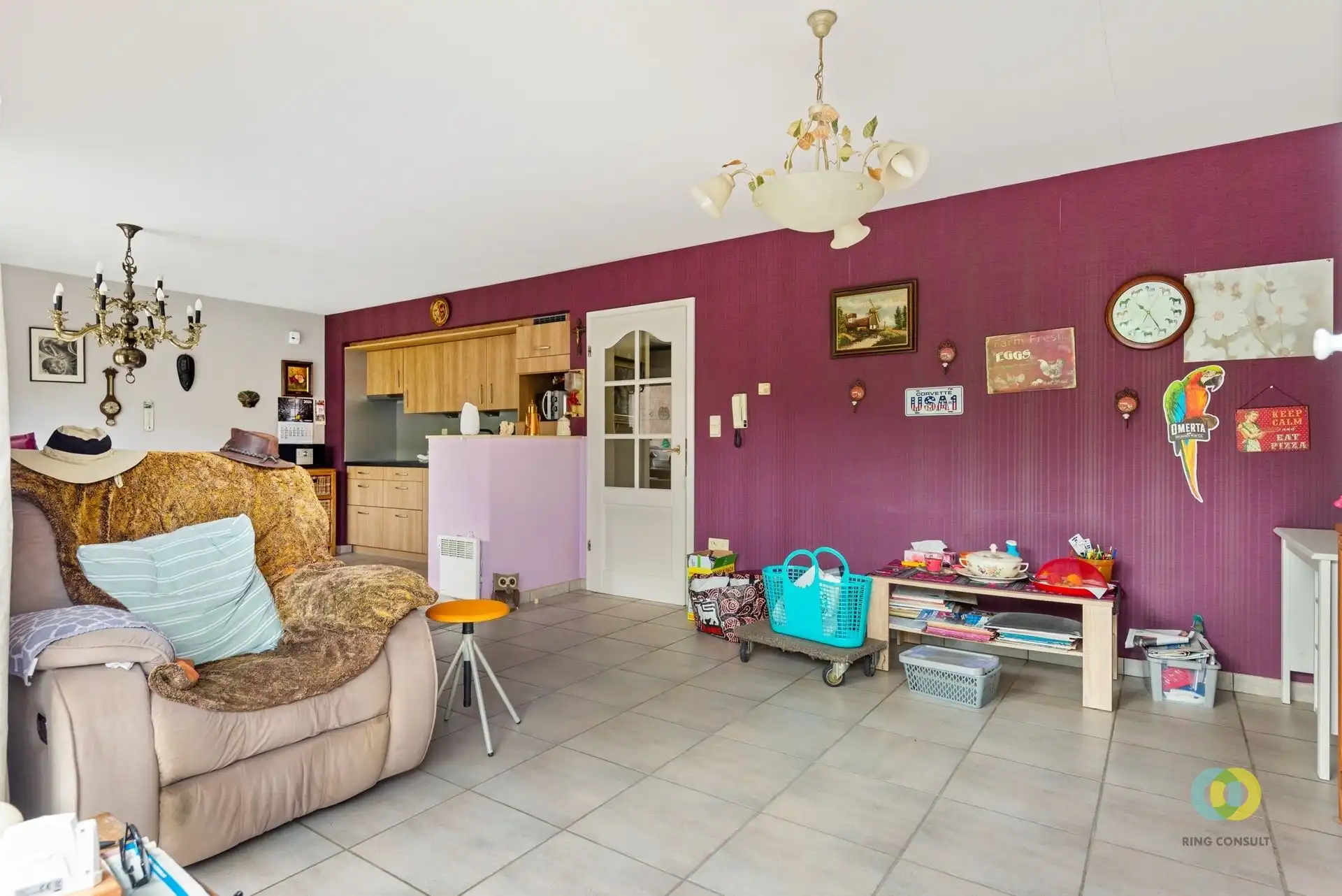 Gelijksvloer appartement met twee kamers en tuin foto 3
