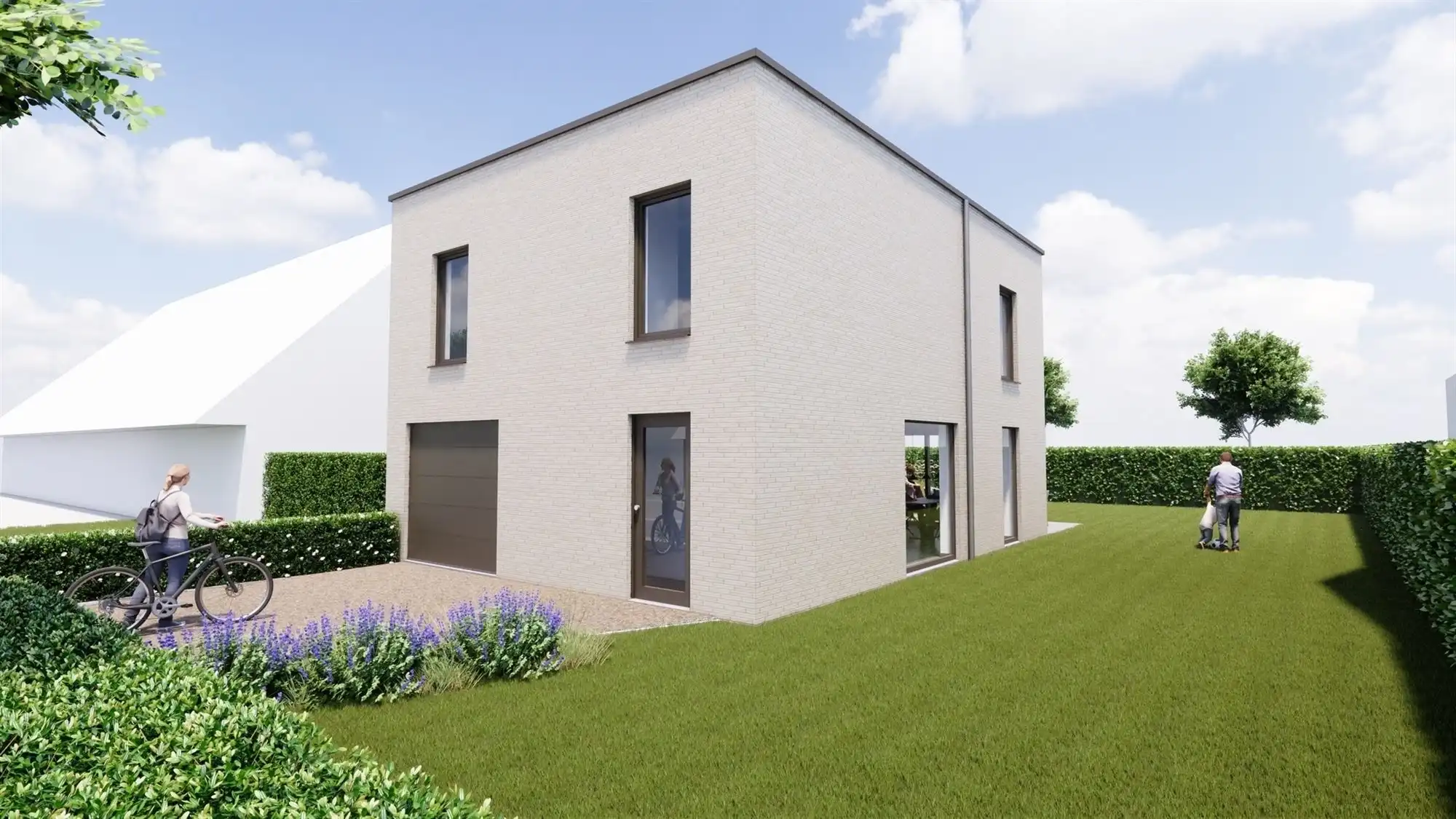 Nieuwbouwwoning met 3 slaapkamers, inpandige garage op perceel van 371m² in heerlijk Belzele foto 4