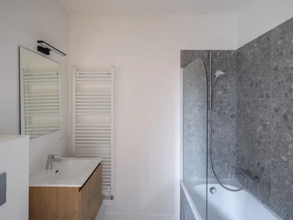 Centrum Gent – Gerenoveerd 1-slaapkamerappartement met terras foto 6