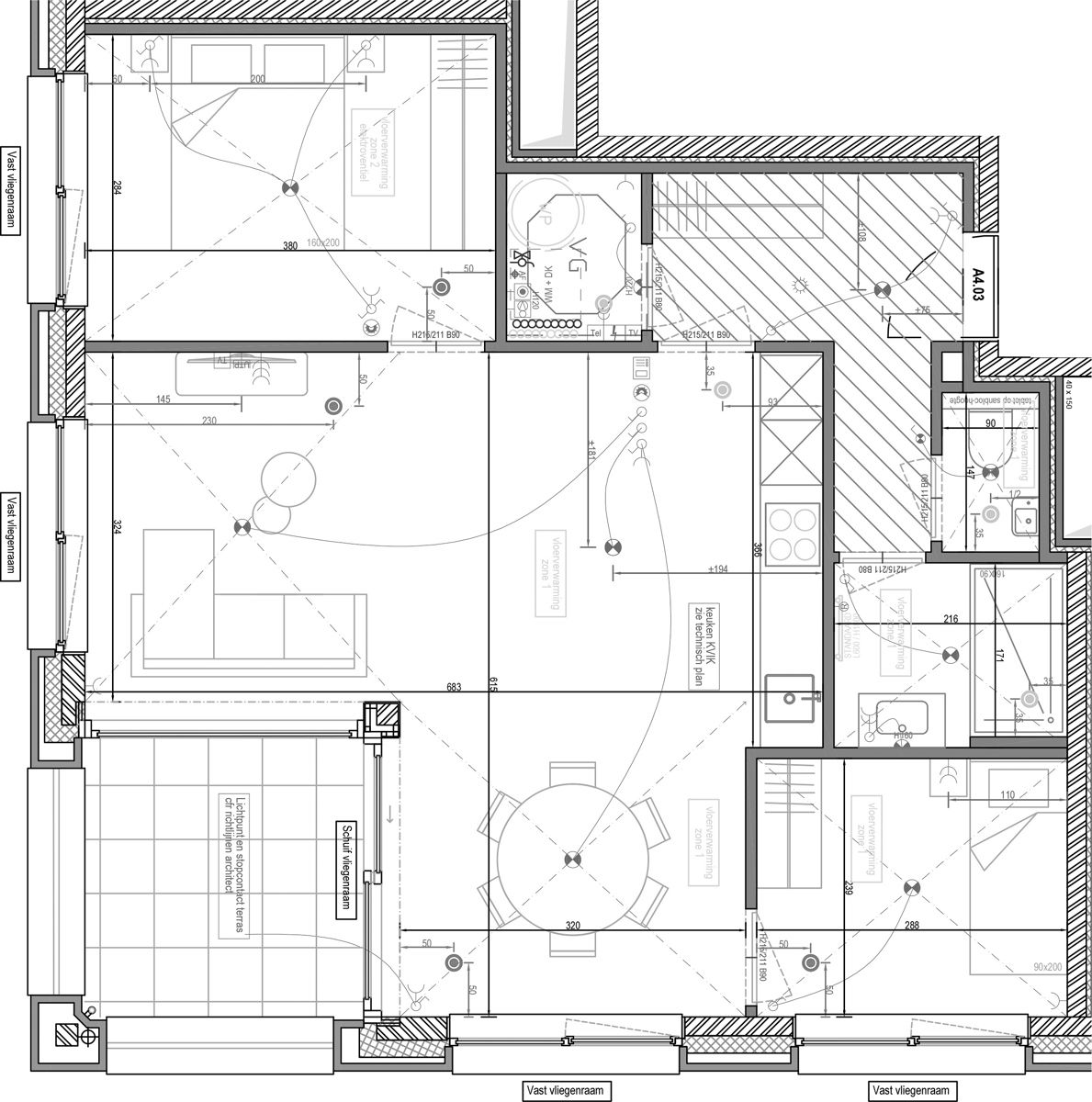 Rustig en comfortabel 2slpk app. met mooi terras  foto 14