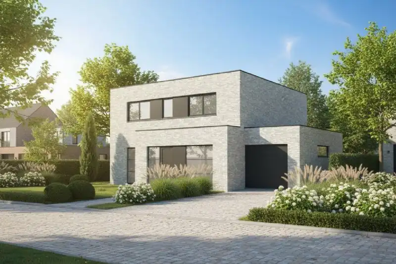 Nieuw te bouwen alleenstaande woning te Lauwe. foto {{pictureIndex}}