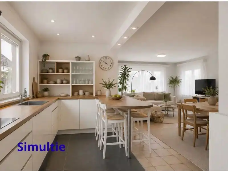 VERRASSENDE  INSTAPKLARE WONING MET DRIE SLAAPKAMERS EN VOLLEDIG ONDERKELDERD OP RUIM PERCEEL IN RIEMST foto 5