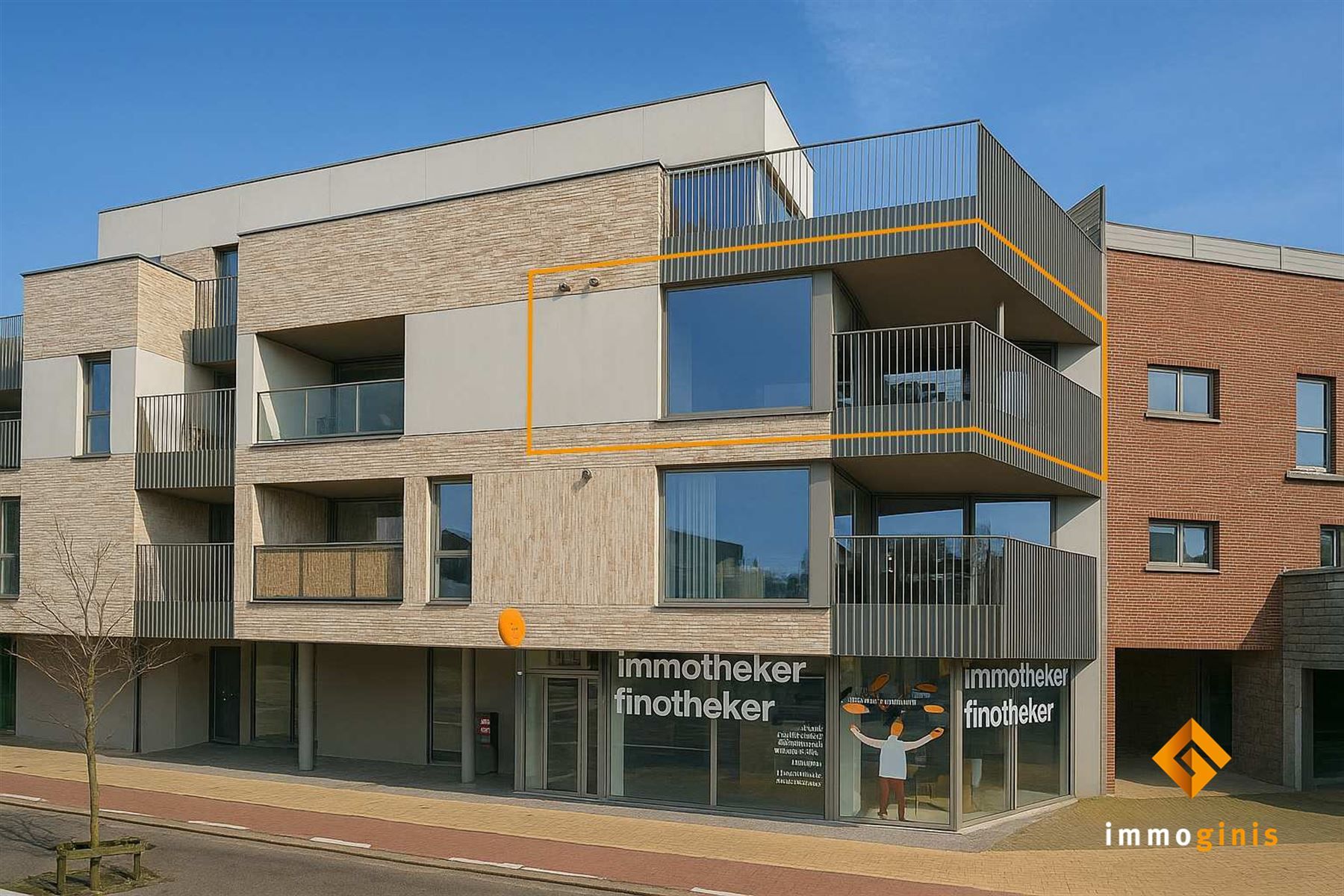 Instapklaar 1- slaapkamerappartement op 2e verdieping in het centrum van Lommel! foto {{pictureIndex}}