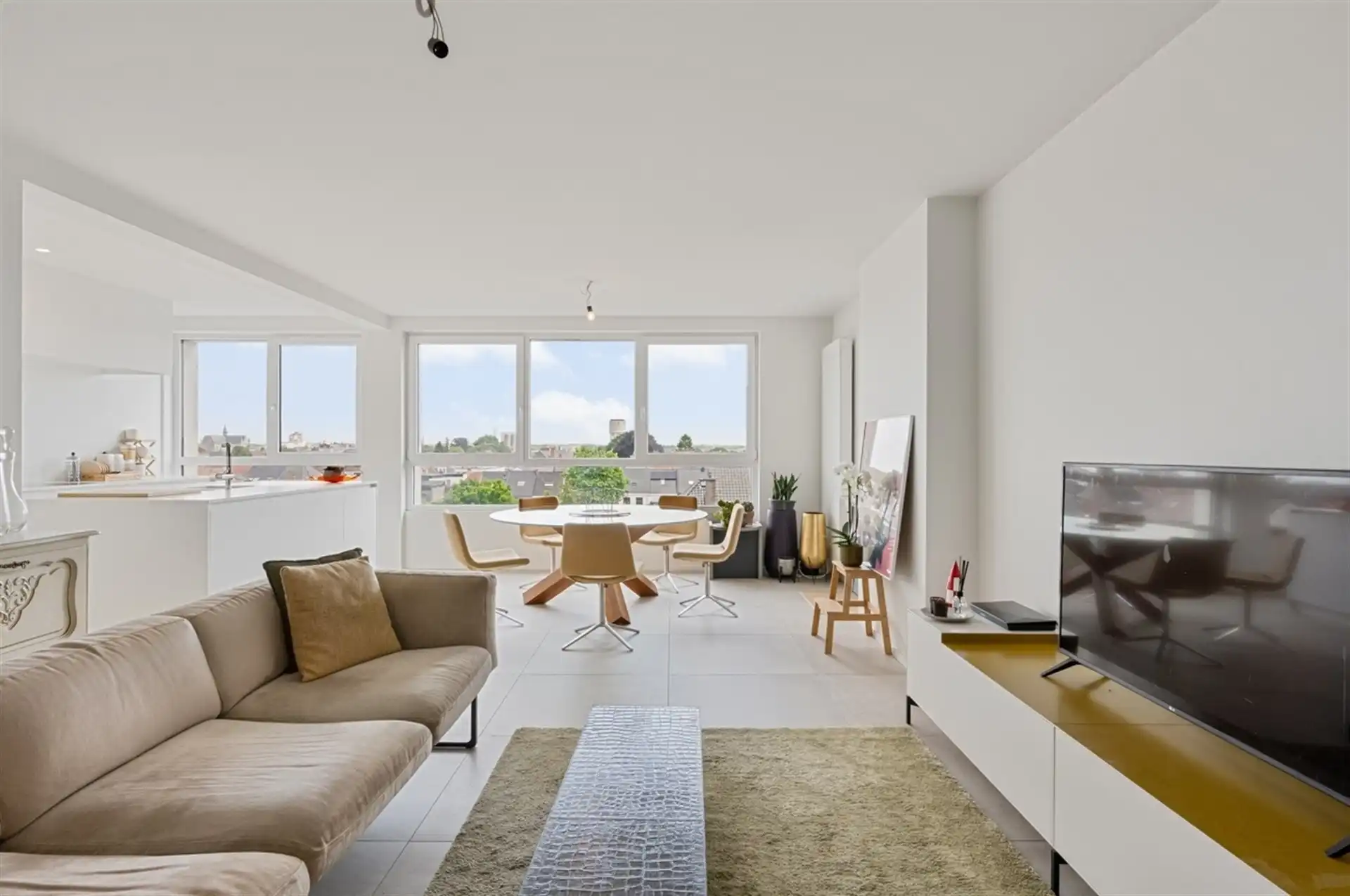 Ruim en stijlvol appartement met terras en prachtig uitzicht in hartje Aalst foto 2