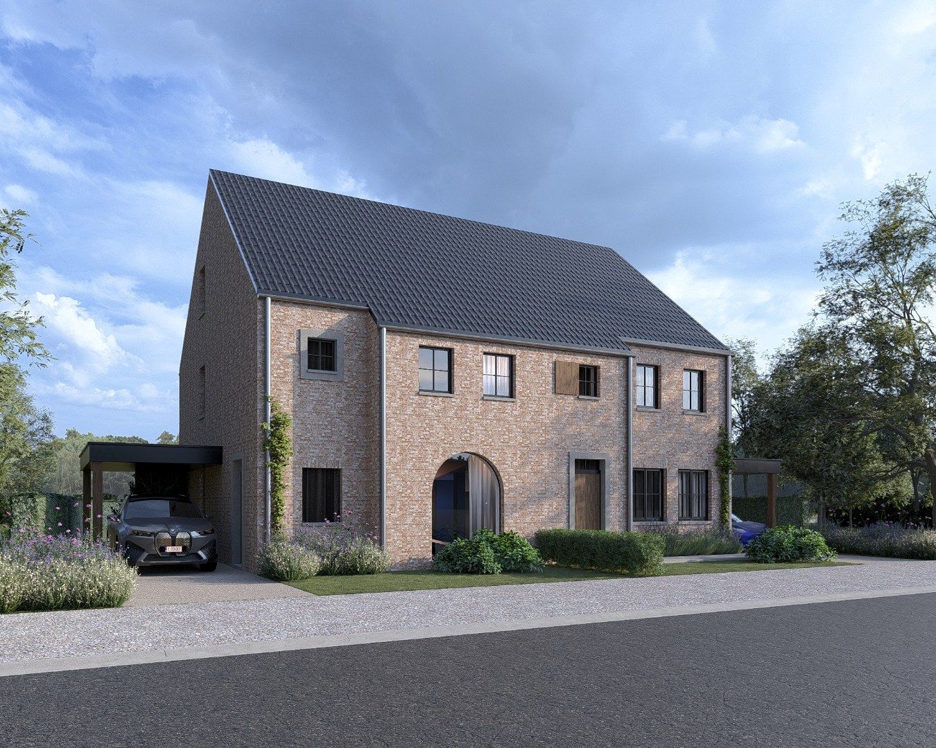 Halfvrijstaande nieuwbouwwoning op een perceel van 3a43ca op een rustige locatie te Neeroeteren!  foto 2