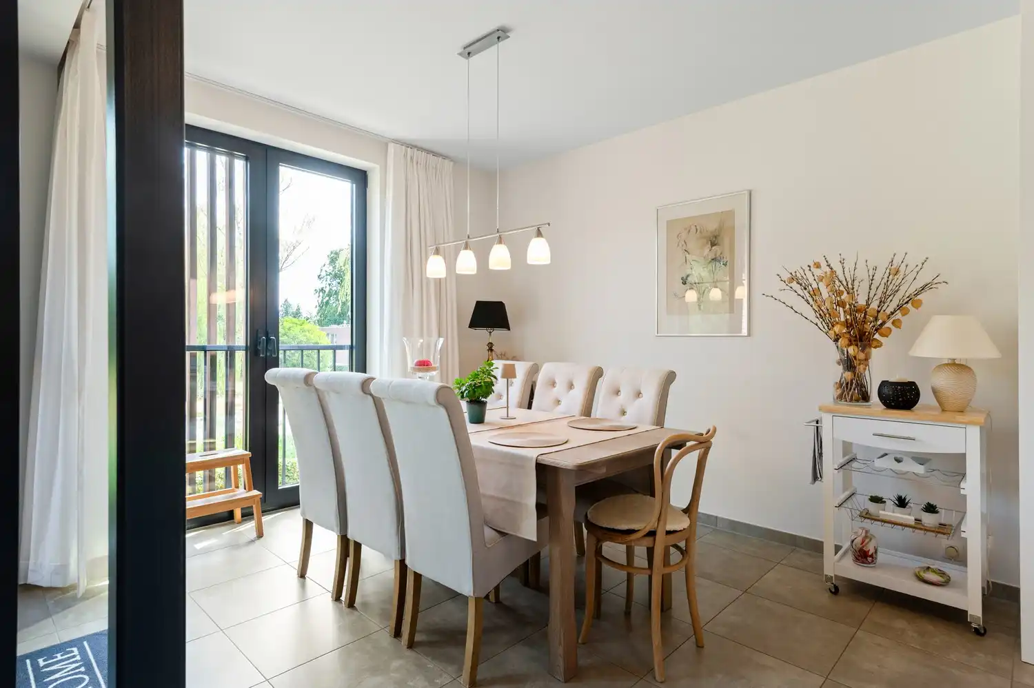 Recent appartement met 2 slaapkamers, overdekte terrassen en gemeenschappelijke tuin foto 7