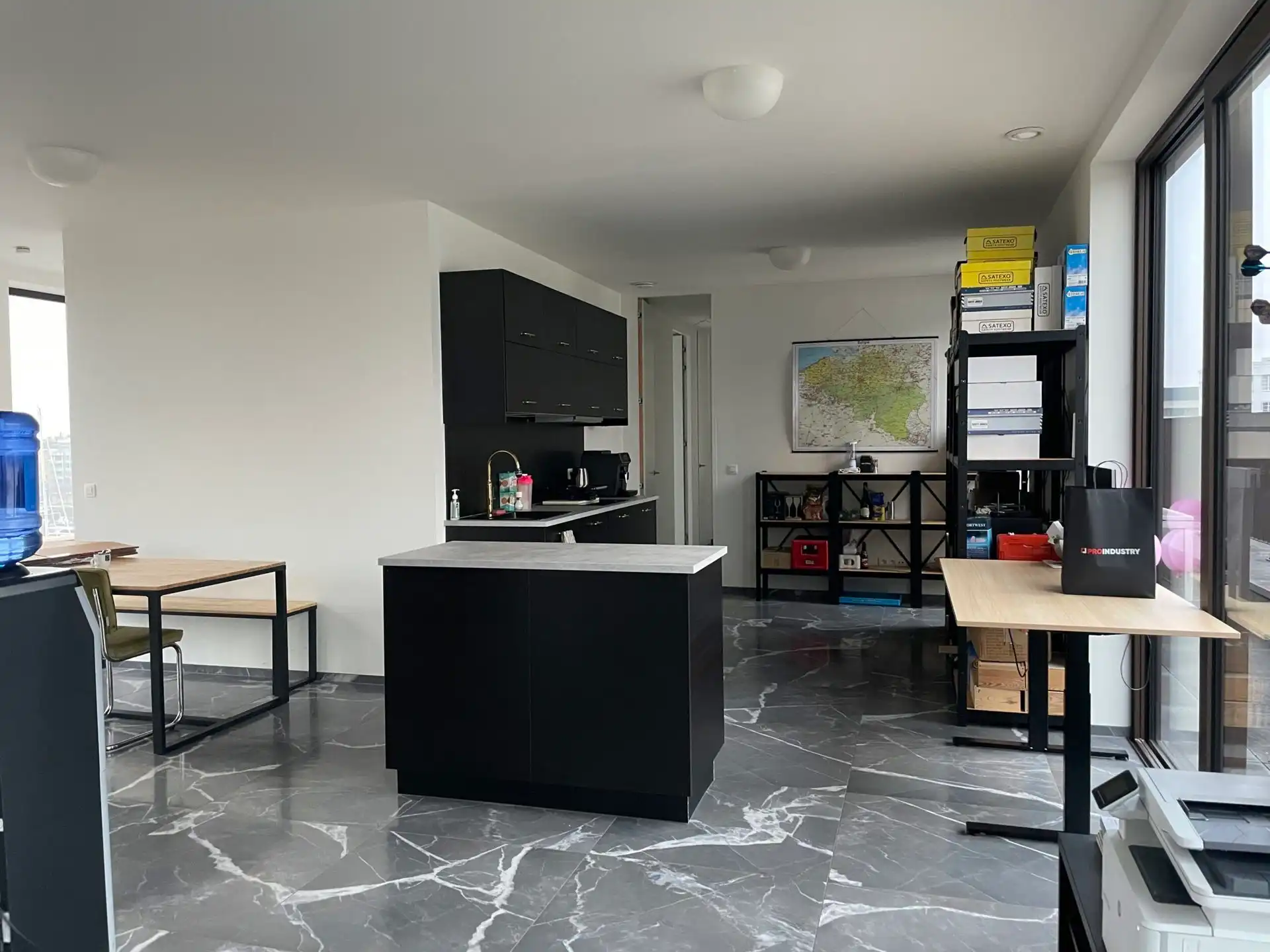 Kantoor in luxe penthous 190m² op het Eilandje foto 4