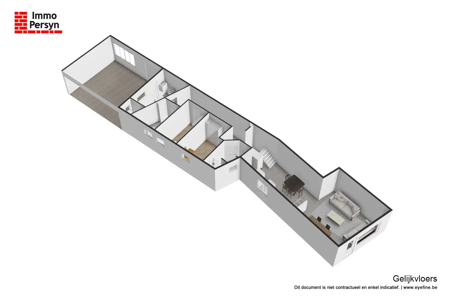 Energiezuinig (EPC C) & veelzijdig: Ruim pand met 3 slaapkamers – Geen renovatieverplichting! foto 22