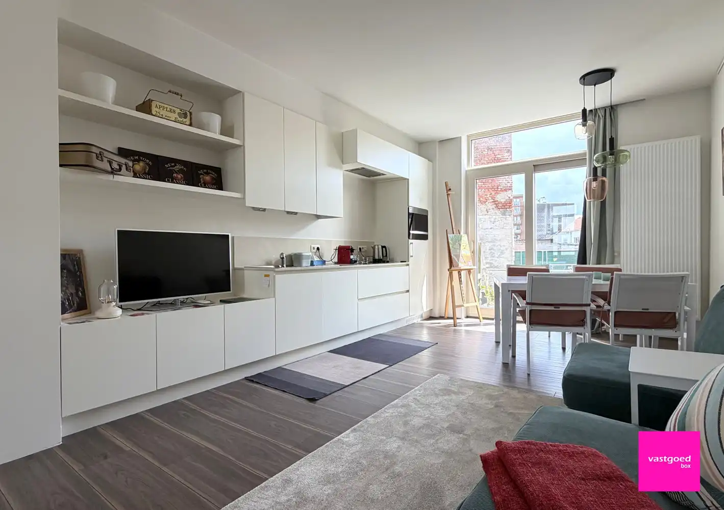 Prachtig gerenoveerd appartement met 1 slaapkamer, hartje Oostende foto 2