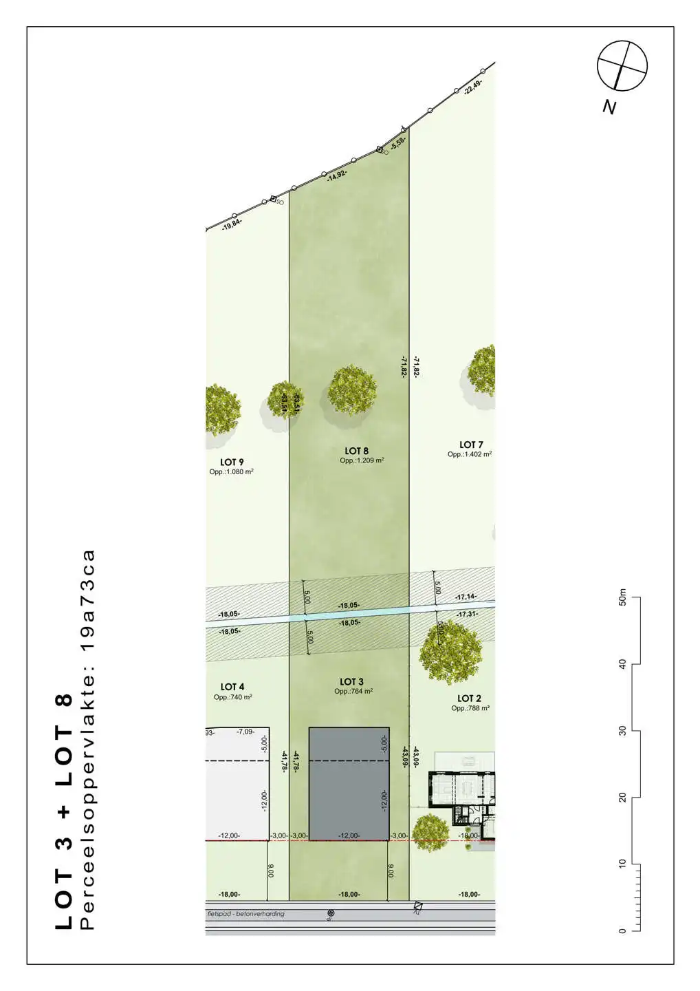 Bouwgrond open bebouwing met vergund plan - 1973m² foto 4
