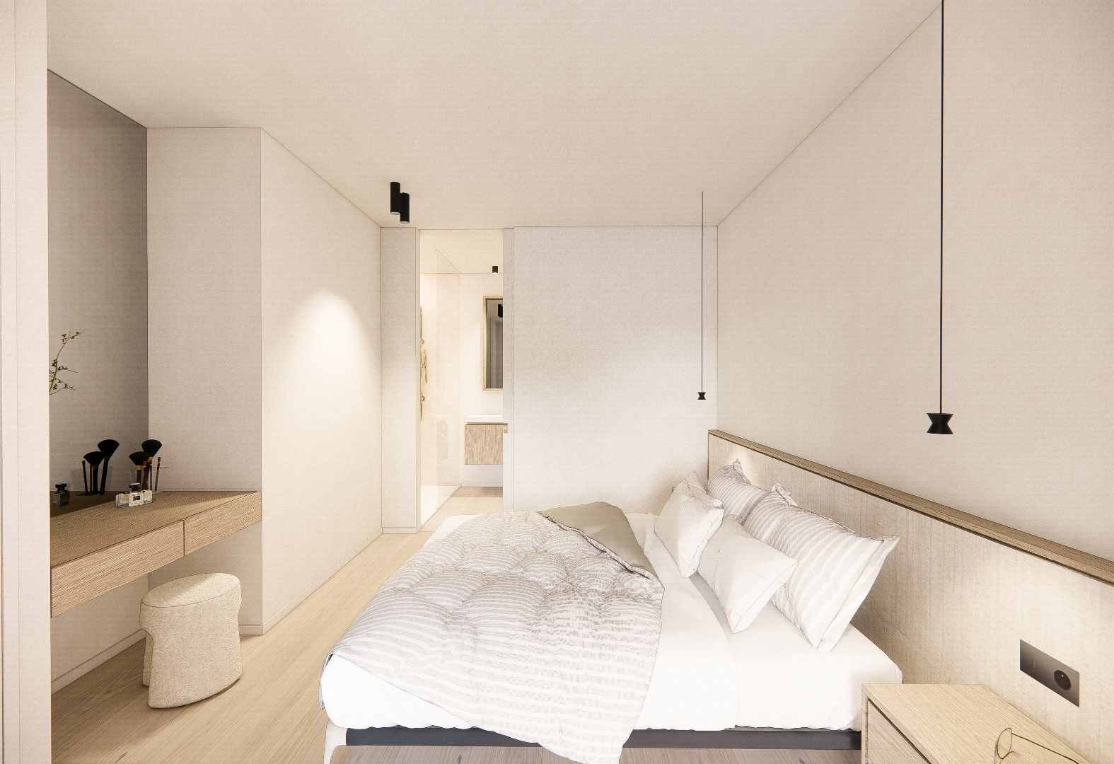 Nieuw appartement gelegen aan de zuidkant van het vernieuwde Burg. Fr. Desmidtplein. Gevelbreedte van ca. 8 meter. foto 21