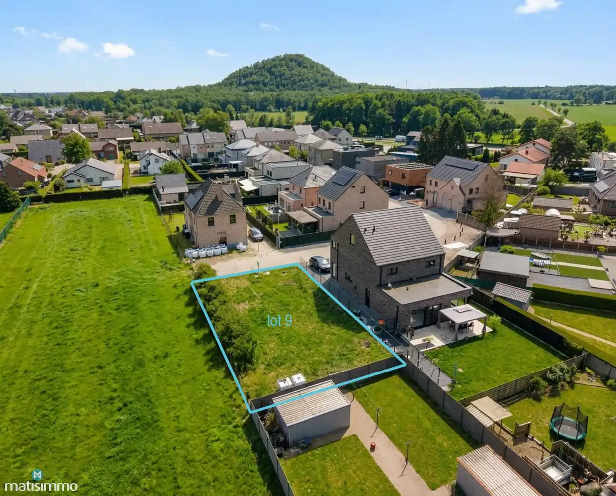 RUSTIG GELEGEN BOUWGROND VOOR OPEN BEBOUWING MET ZUIDWESTGEORIËNTEERDE TUIN TE OUDSBERGEN foto 4