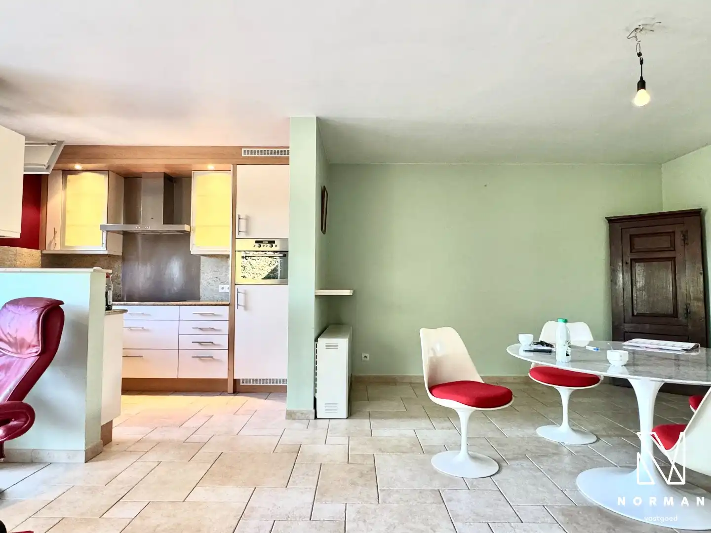 Gelijkvloers 2-slaapkamer appartement met tuin en garage te koop in Leupegem! foto 25