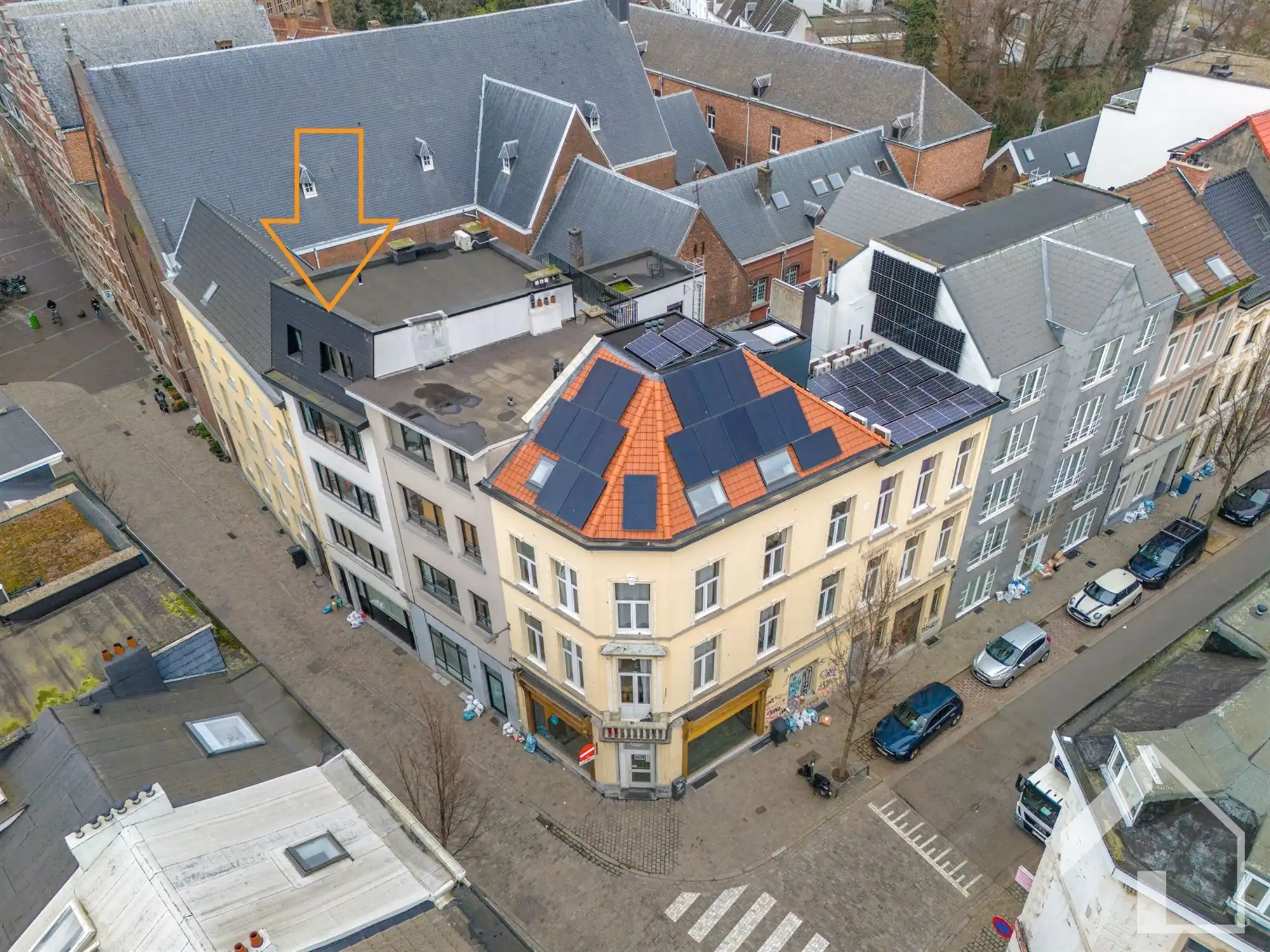 Dakappartement met prachtig terras, 1 slaapkamer in Antwerpen centrum foto 18
