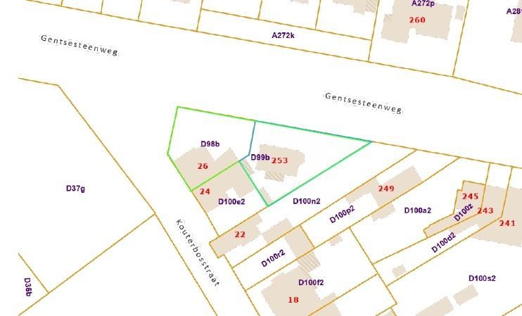 GENTSESTEENWEG – 2 GEBOUWEN OP COMMERCIËLE TOPLOCATIE MET VEEL PARKING foto 3