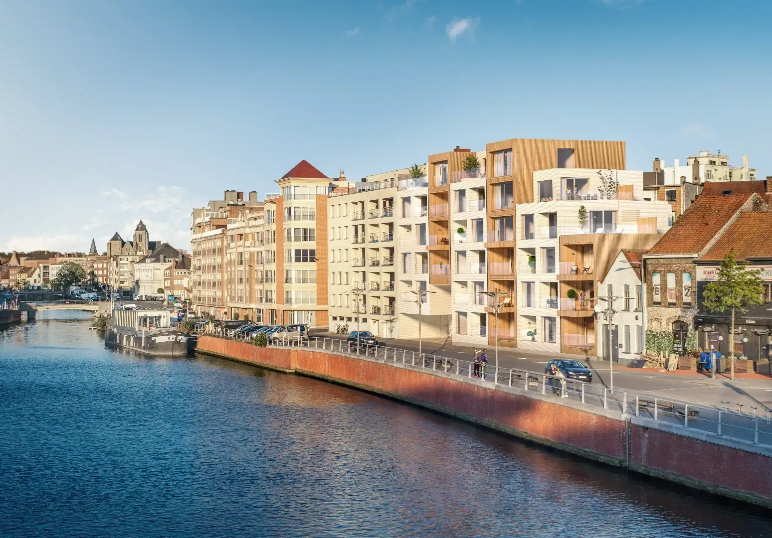 Verhuurd Appartement ( 93,1 m²) aan de Leie met 2 kamers en een terras (van 5,2 m²) foto 11