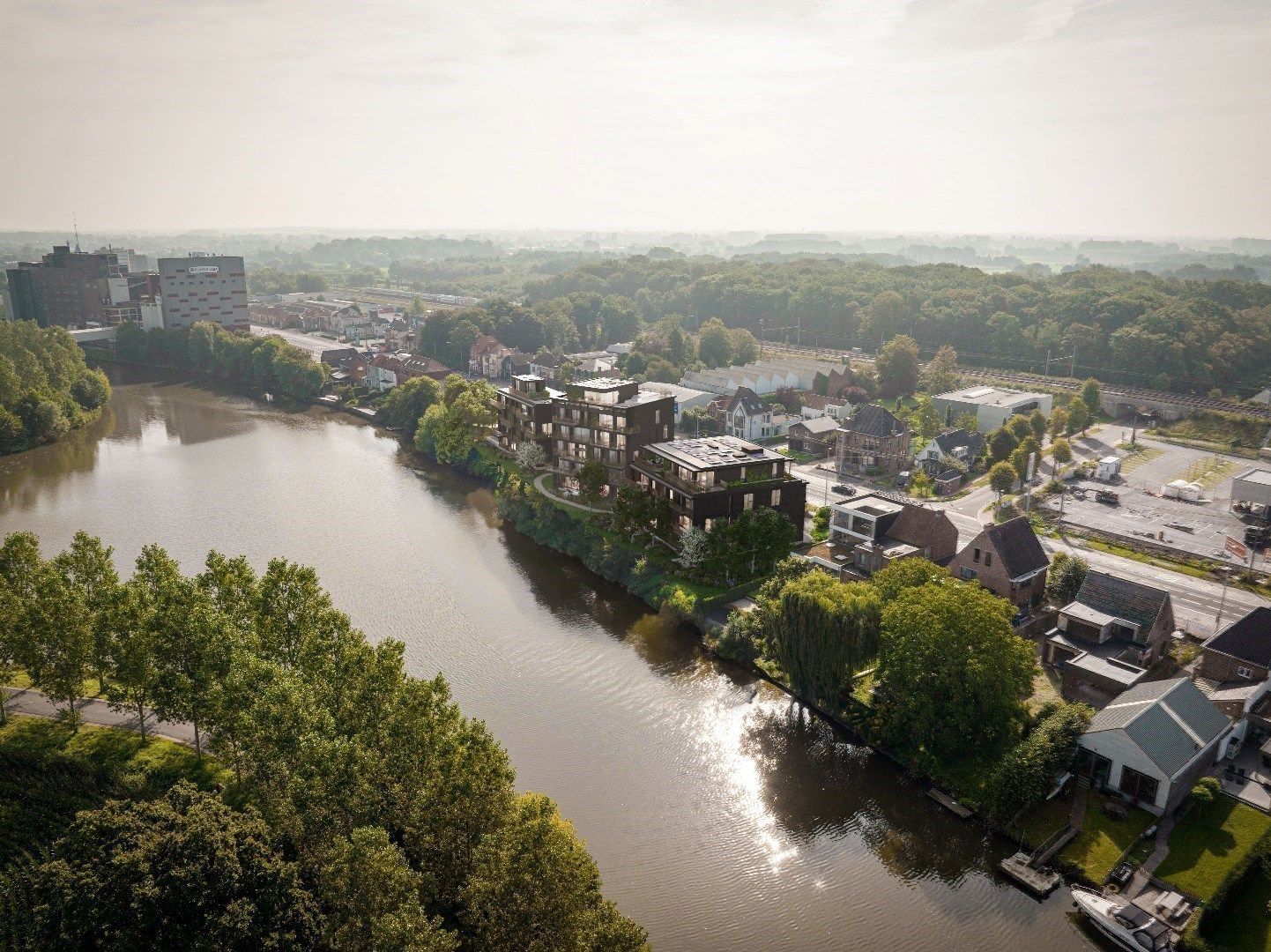 Lichtrijk 3 slaapkamer-appartement met zicht op de Leie foto 4