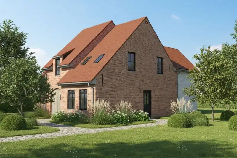 Nieuw te bouwen alleenstaande woning te Outrijve. foto 2