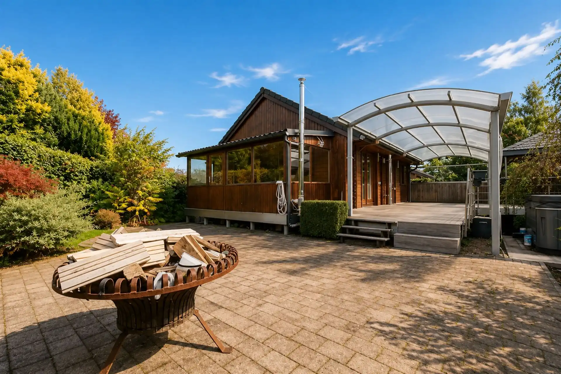 Charmante vakantiewoning op 2.801 m² aan de bosrand in Recht foto 7