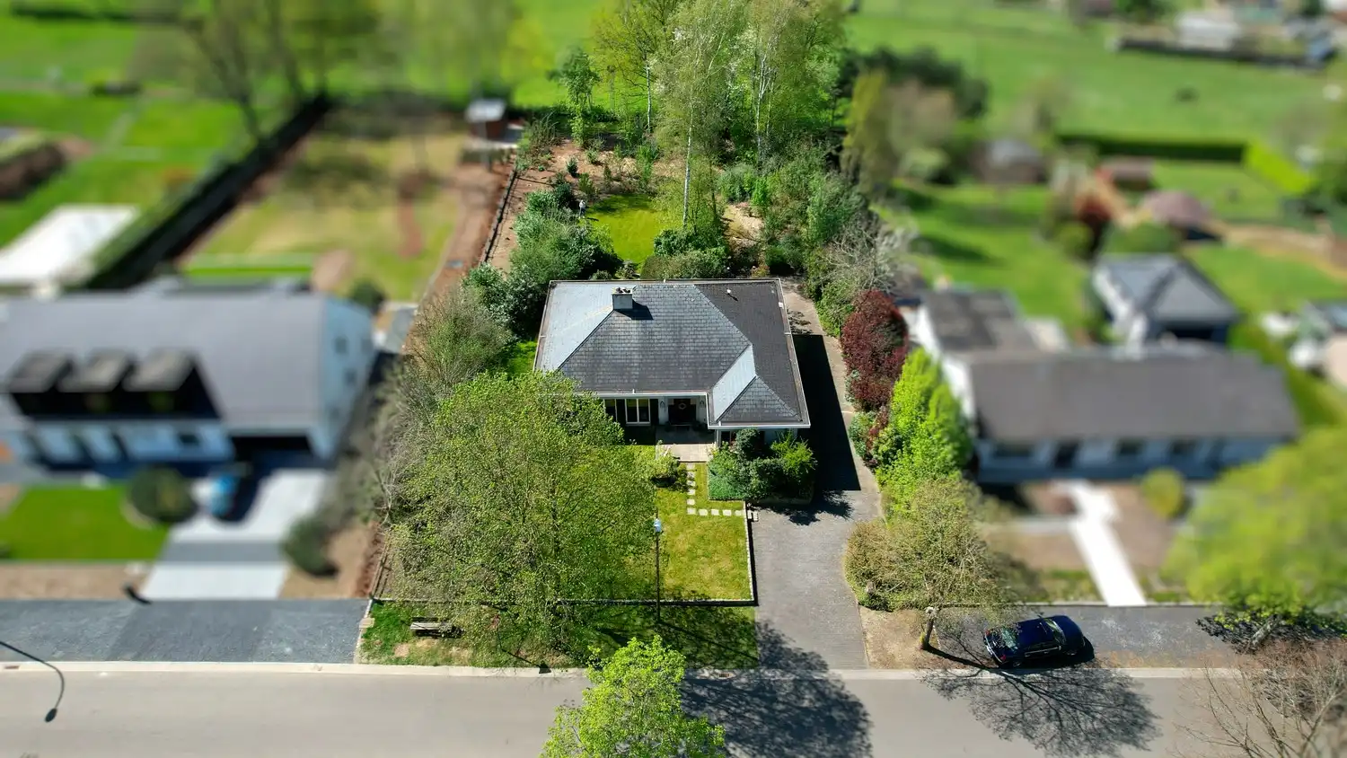 Hoofdfoto van de publicatie: Rustig gelegen luxe-bungalow op een royaal groen perceel van 1.882m² in Tessenderlo