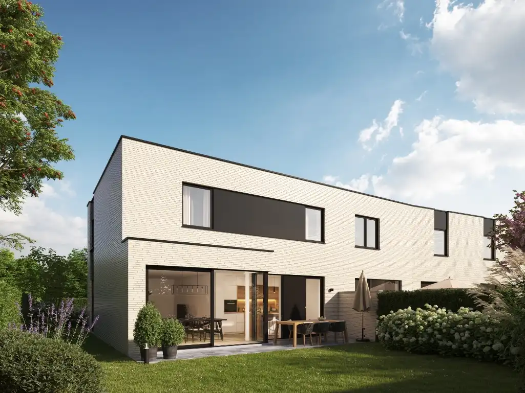 Moderne nieuw te bouwen half open bebouwing foto 2