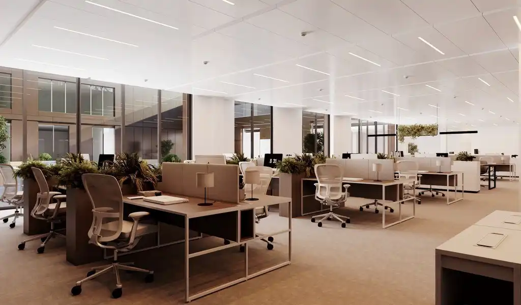 Kantoren te huur in nieuwbouwproject Ouverture tegenover KBC toren te Gent foto 10