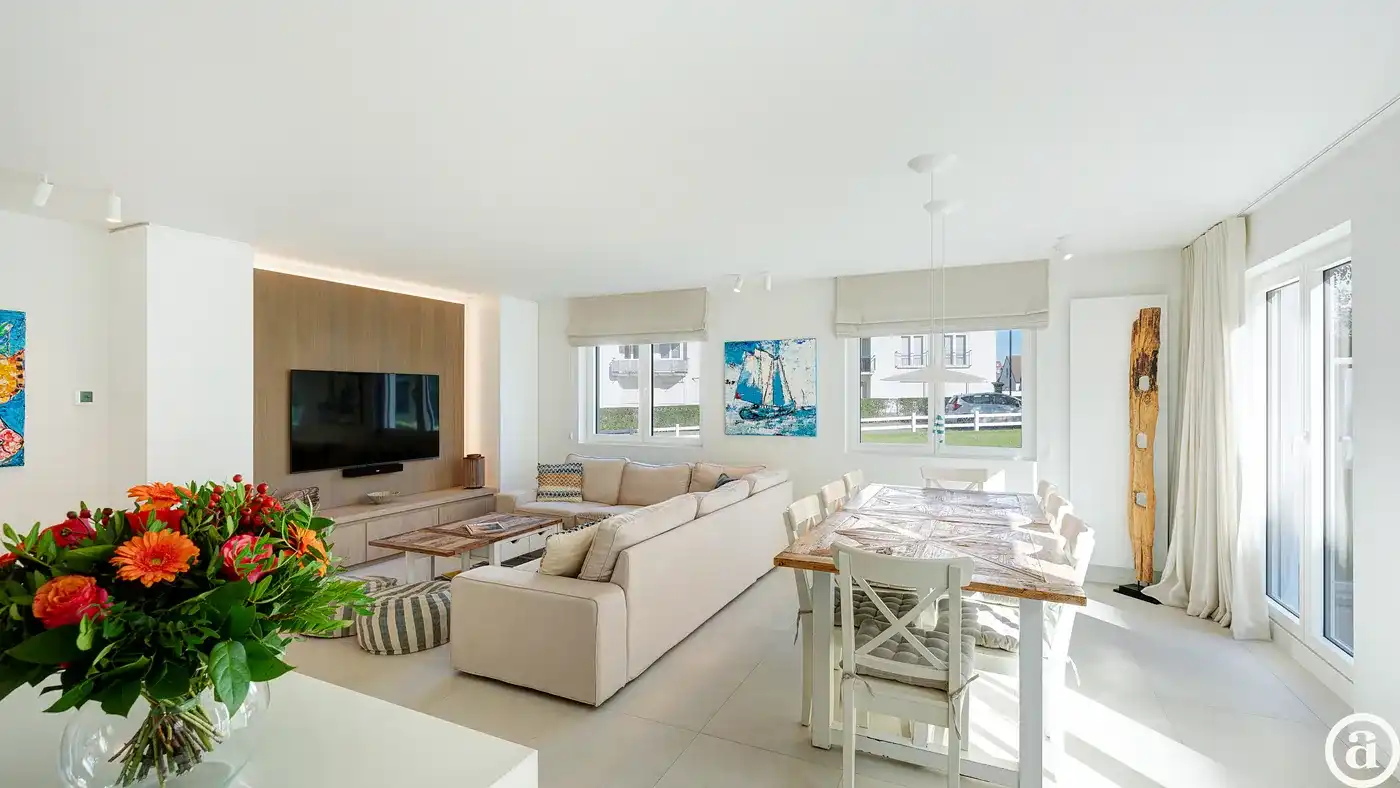 Mooi tuinappartement met 3 grote slaapkamers in Duinbergen   foto 2