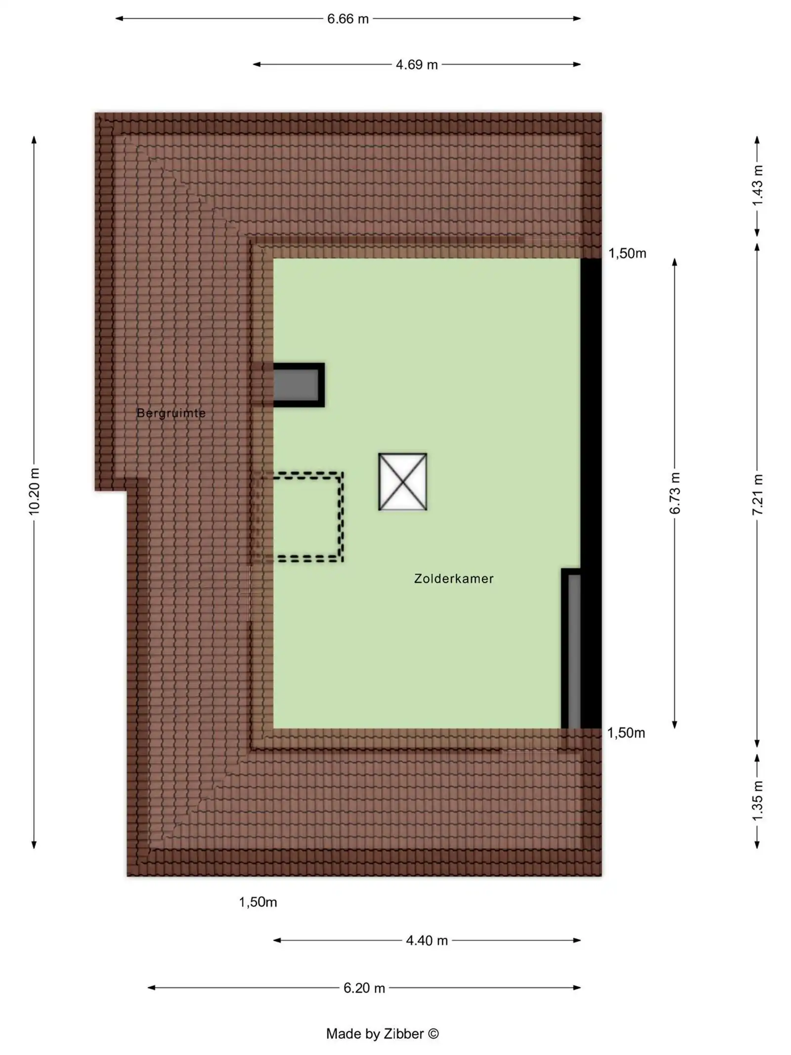 Ruime 3-gevelwoning met 4 à 5 slaapkamers, grote garage en dubbele straattoegang foto 24