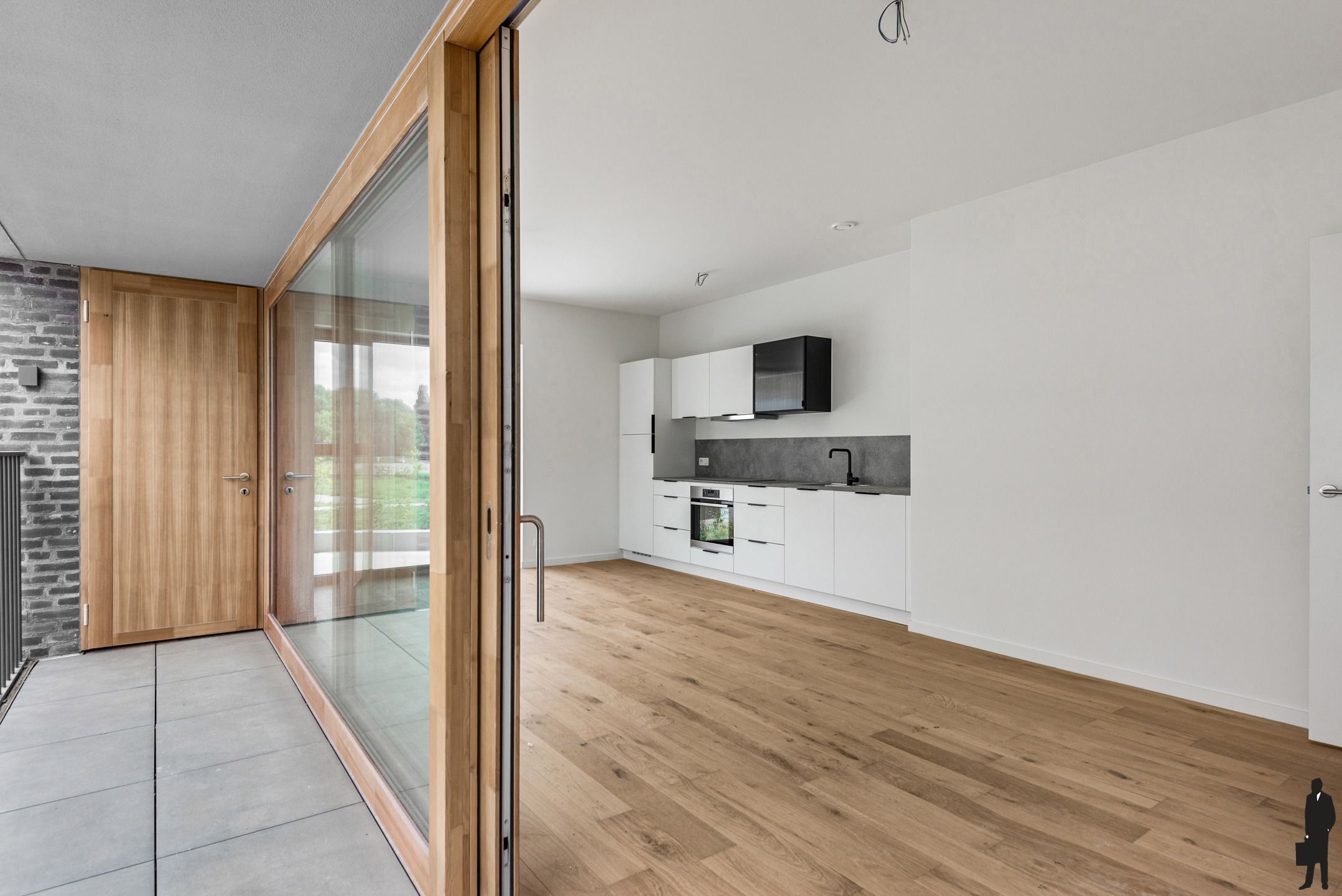Gelijkvloers app met tuin in prestigieus project in Wilrijk foto 2