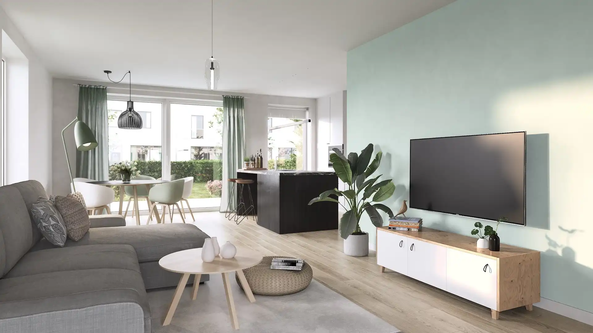 Halfopen bebouwing met 3 slpk’s en garage foto 5