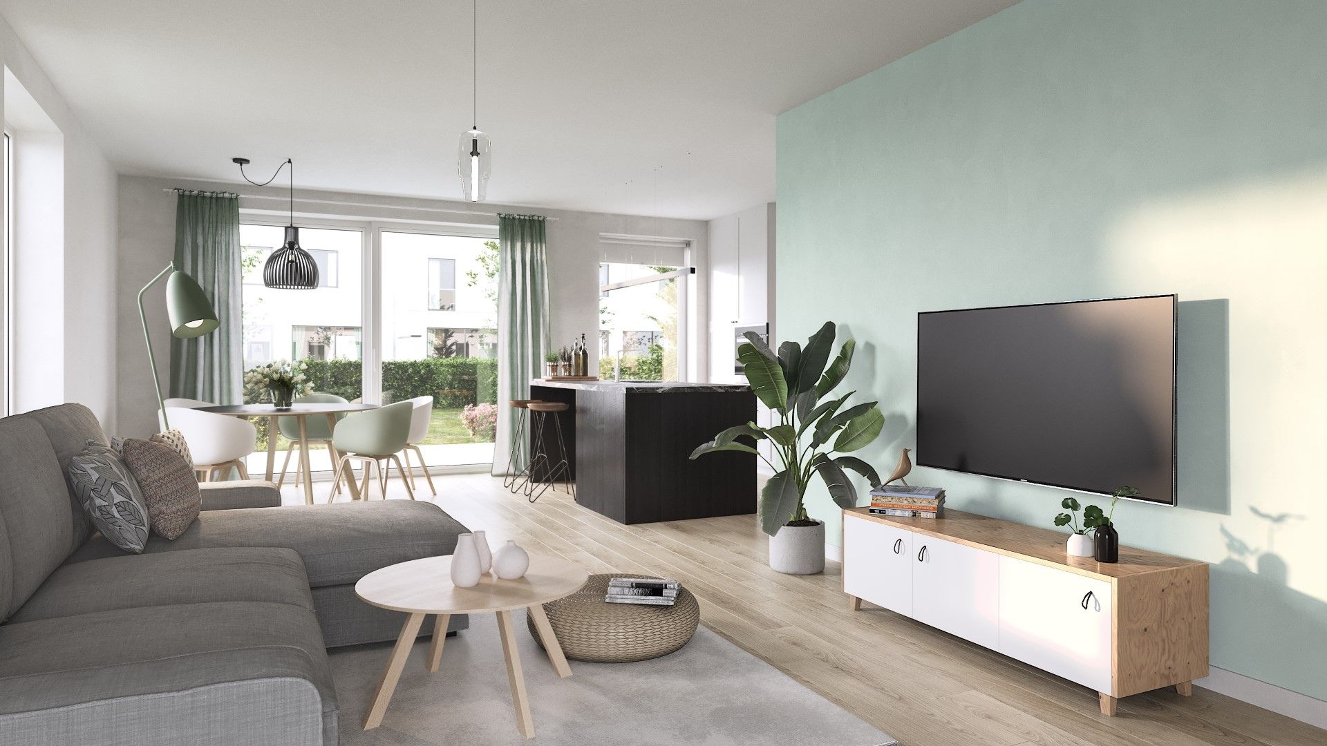 Halfopen bebouwing met 3 slpk’s en garage foto 5