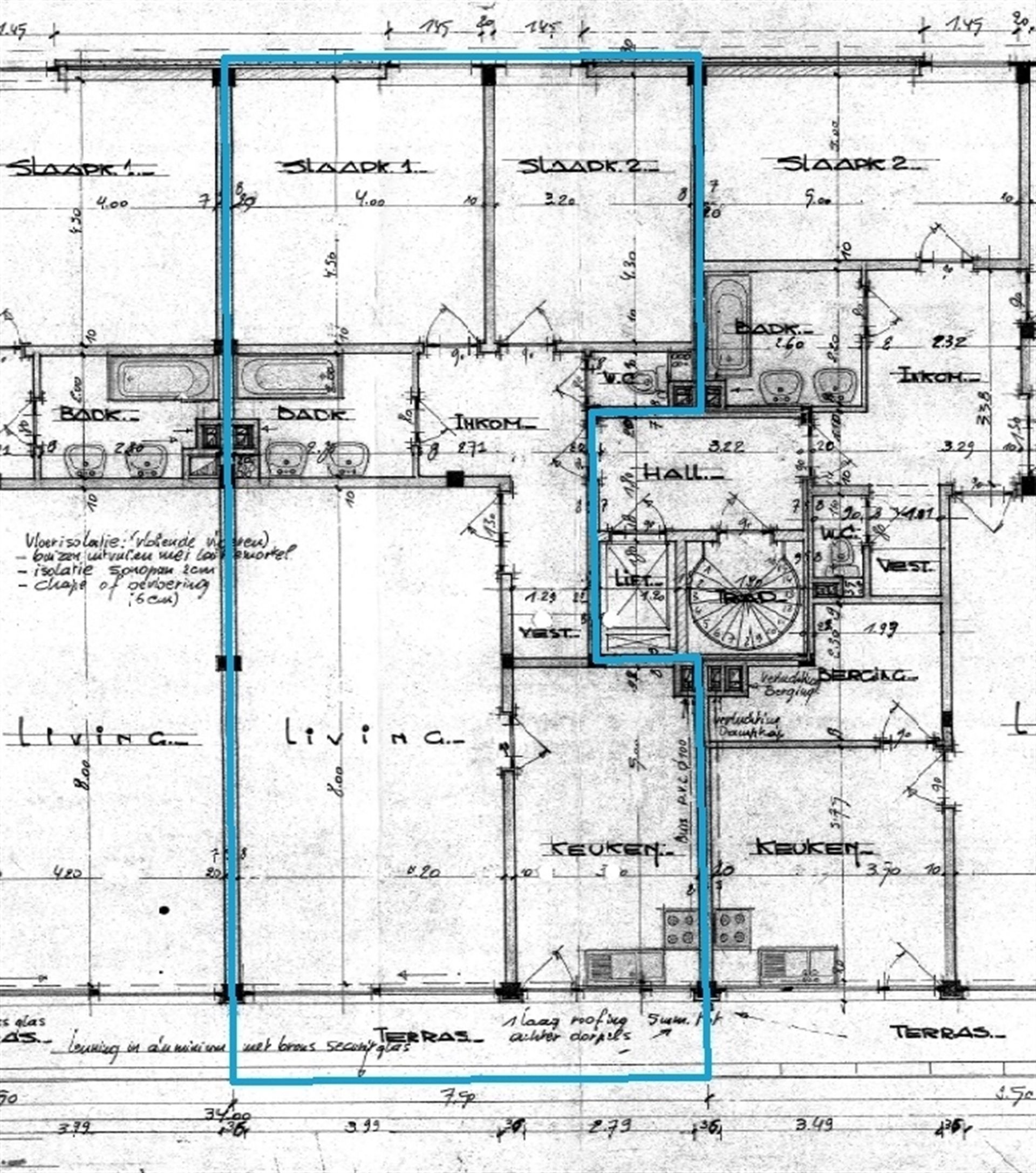 Ruim appt 2 slpk, terras en parking foto 20