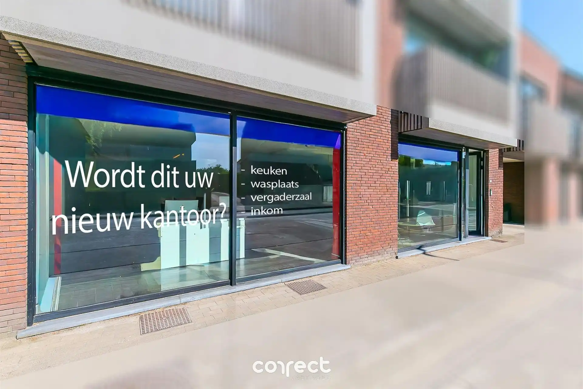 Perfect gelegen kantoor met voorzieningen en etalage. foto 7