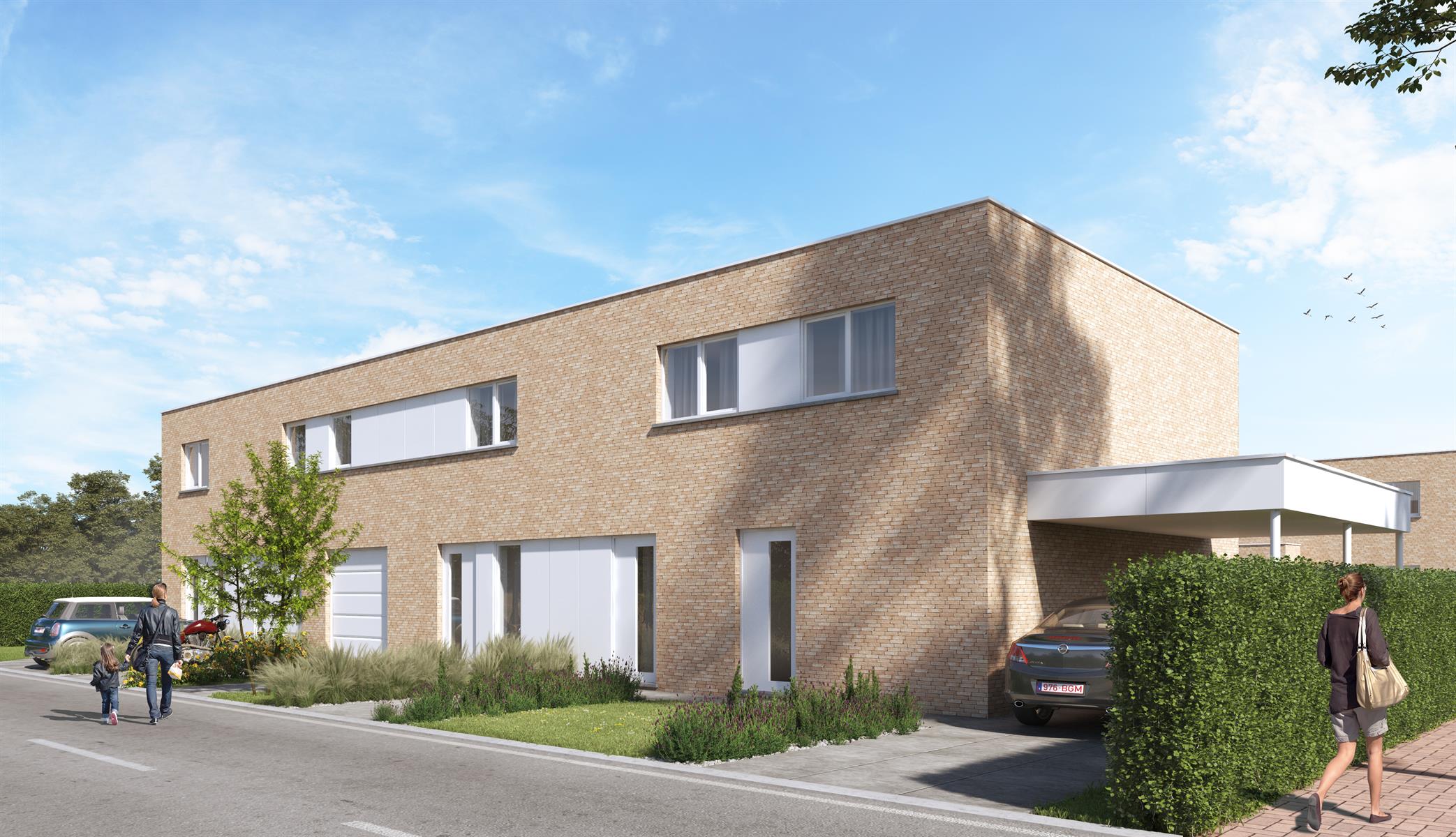 Moderne, gesloten woning foto 18